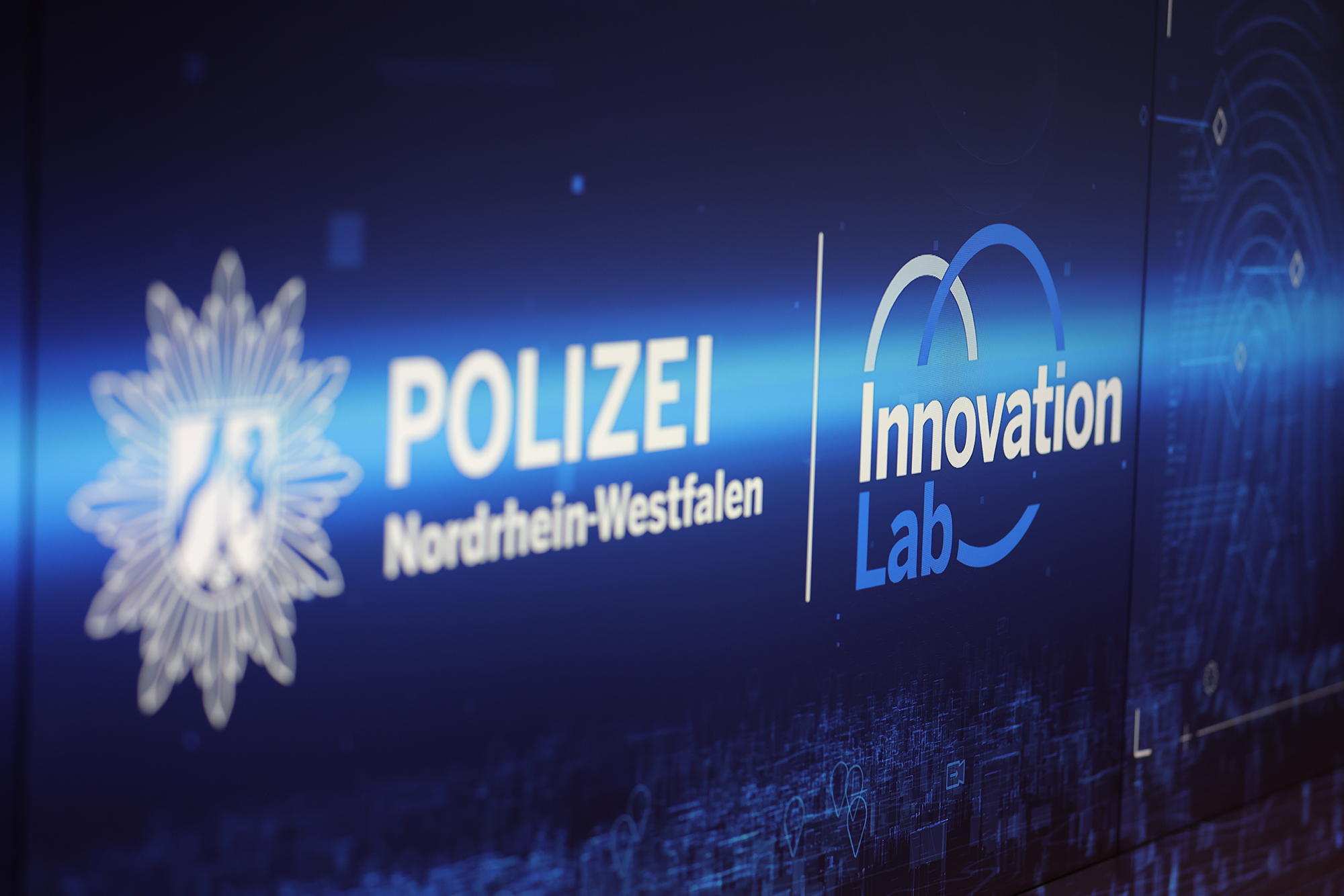 Gemeinsames Logo von Polizei NRW und Innovation Lab