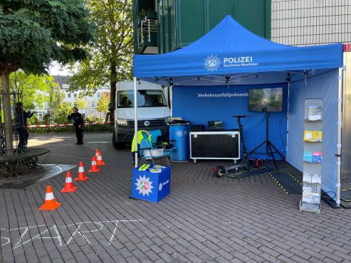 Präventionsarbeit der KPB Kleve im Rahmen des Stadtfest